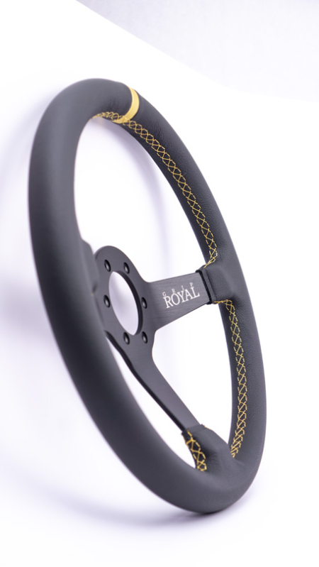 Brute - 350mm - Leather - Gold TDC - Gold Stitch - Image 4