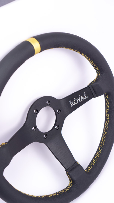Brute - 350mm - Leather - Gold TDC - Gold Stitch - Image 3