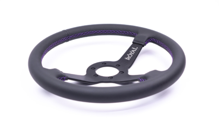 Brute - 350mm - Leather - Purple Stitch - Image 2