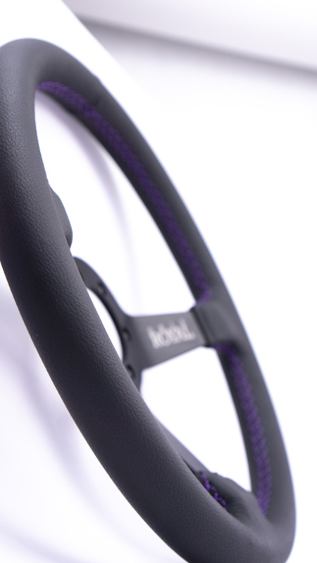 Brute - 350mm - Leather - Purple Stitch - Image 6