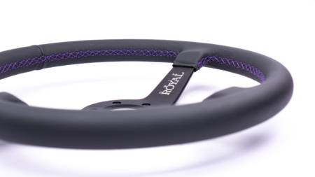 Brute - 350mm - Leather - Purple Stitch