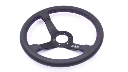Brute - 350mm - Leather - Purple Stitch - Image 13