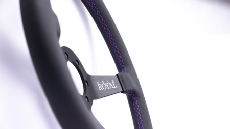 Brute - 350mm - Leather - Purple Stitch - Image 9