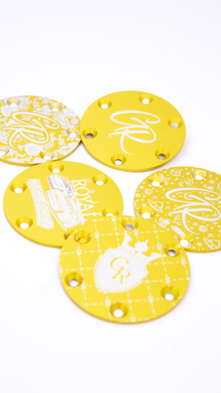 [CHOOSE YOUR DESIGN] Horn Delete Plate Kit - Gold