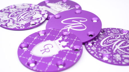 [CHOOSE YOUR DESIGN] Horn Delete Plate Kit - Purple