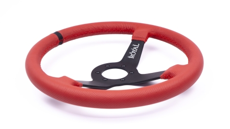 Brute - 350mm - Red Perforated Leather - Black TDC - Image 11