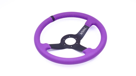 Brute - 350mm - Purple Perforated Leather - Black TDC - Image 9