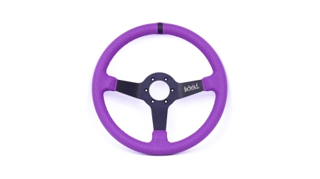 Brute - 350mm - Purple Perforated Leather - Black TDC