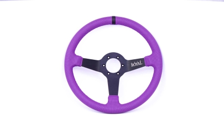 Brute - 350mm - Purple Perforated Leather - Black TDC - Image 6