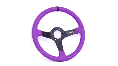 Brute - 350mm - Purple Perforated Leather - Black TDC - Image 5