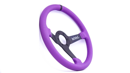 Brute - 350mm - Purple Perforated Leather - Black TDC - Image 3