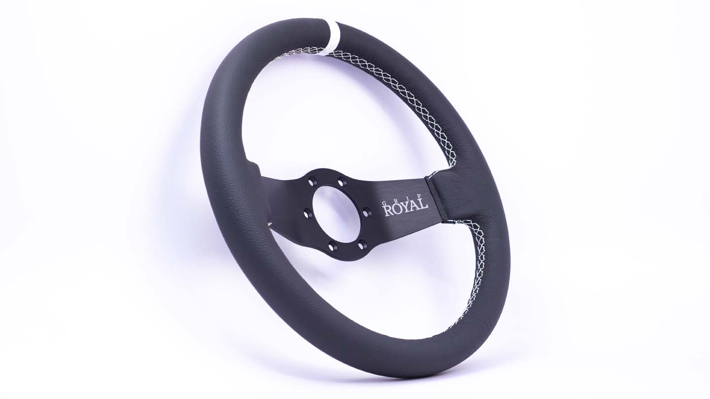 Blade - 330mm - Leather - White TDC - White Stitch