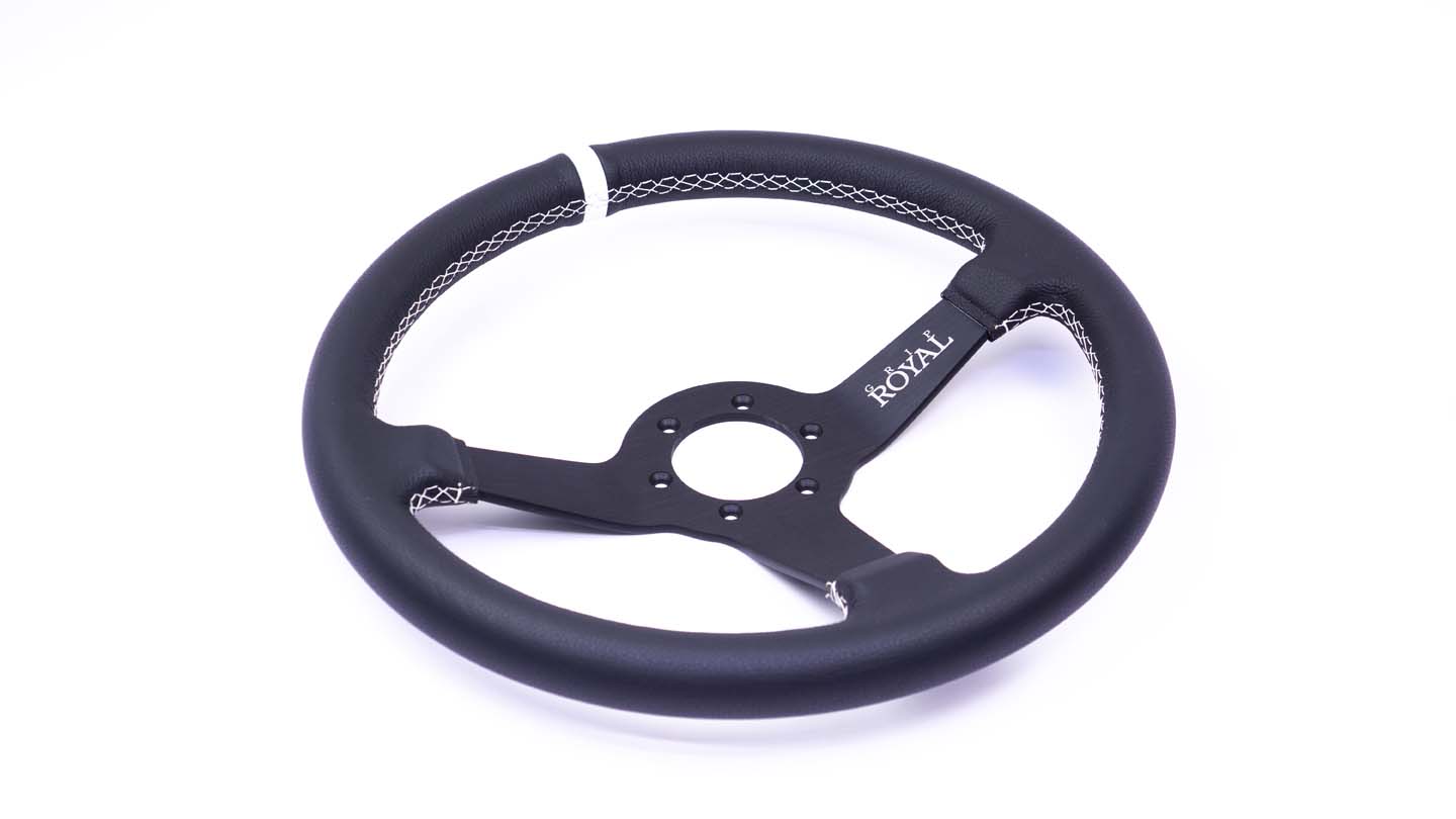 Brute - 350mm - Leather - White TDC - White Stitch - Image 3