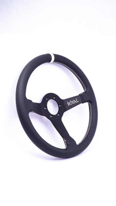 Brute - 350mm - Leather - White TDC - White Stitch - Image 7