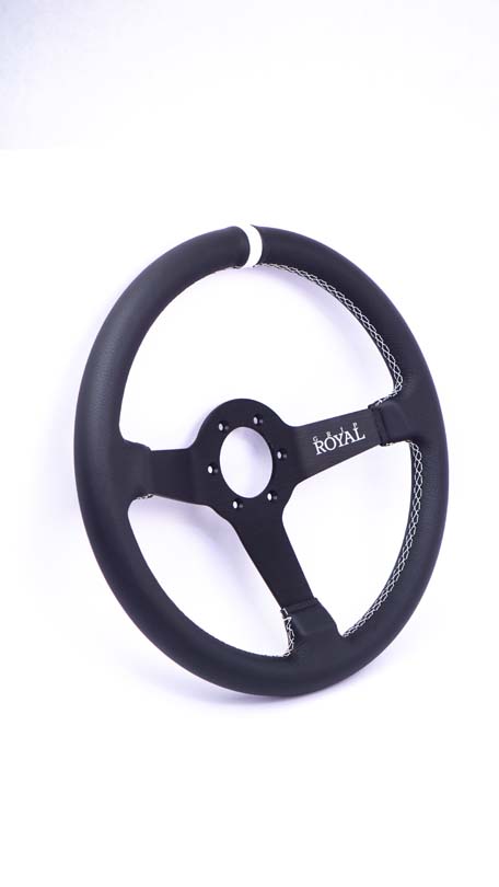 Brute - 350mm - Leather - White TDC - White Stitch - Image 6